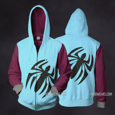 Spiderman Scarlet Spider Ben Reilly Zip Up Hoodie
