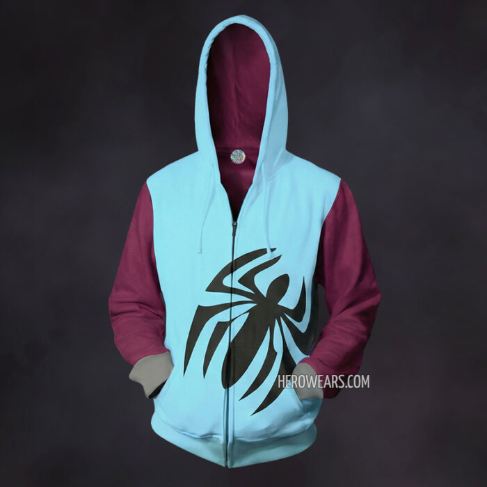 Spiderman Scarlet Spider Ben Reilly Zip Up Hoodie