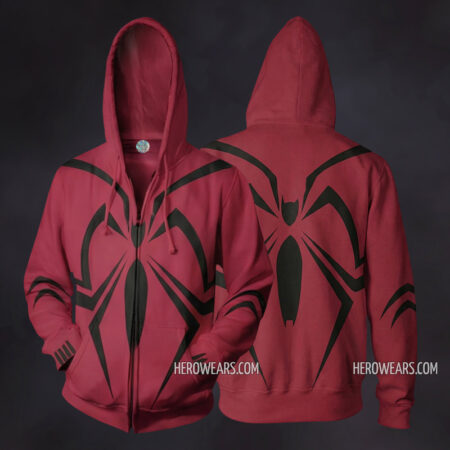 Spiderman Rogue Zip Up Hoodie