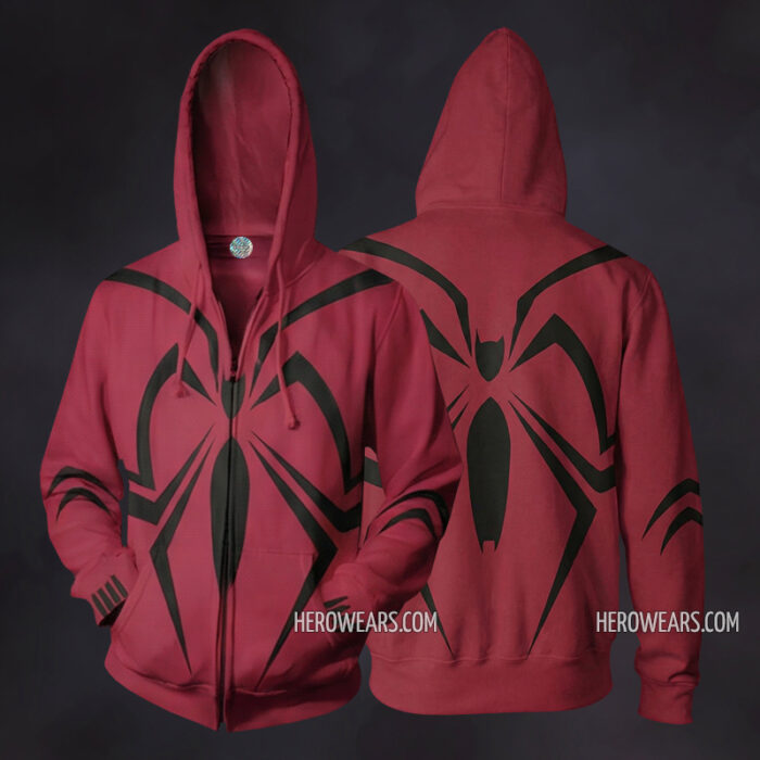 Spiderman Rogue Zip Up Hoodie