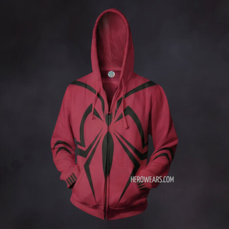 Spiderman Rogue Zip Up Hoodie