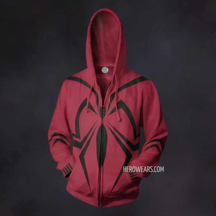 Spiderman Rogue Zip Up Hoodie