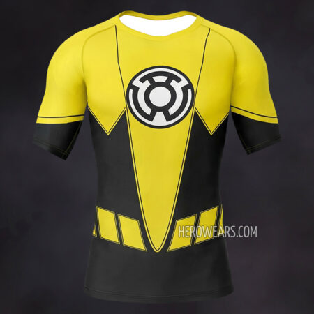Yellow Lantern Corps Compression Shirt Rash Guard