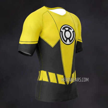 Yellow Lantern Corps Compression Shirt Rash Guard