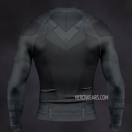 Nightwing Young Justice Compression Shirt Rash Guard