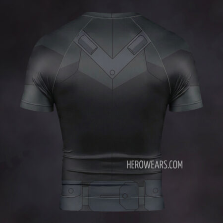 Nightwing Young Justice Compression Shirt Rash Guard