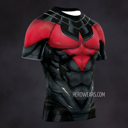 Nightwing Teen Titans Compression Shirt Rash Guard