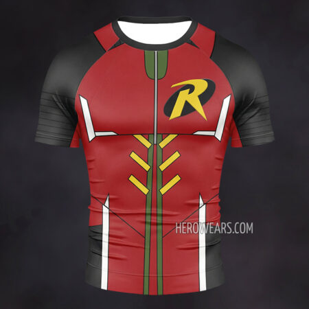 Robin Gotham Knights Compression Shirt Rash Guard