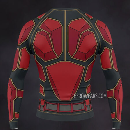 Batman Crimson Compression Shirt Rash Guard