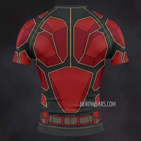 Batman Crimson Compression Shirt Rash Guard
