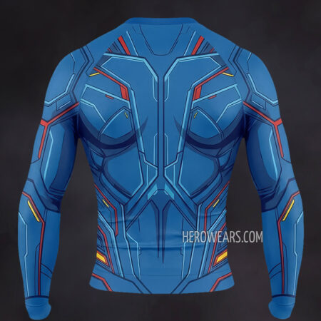 Superman Compression Shirt Rash Guard