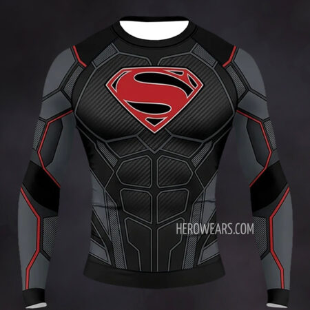 Superman Compression Shirt Rash Guard