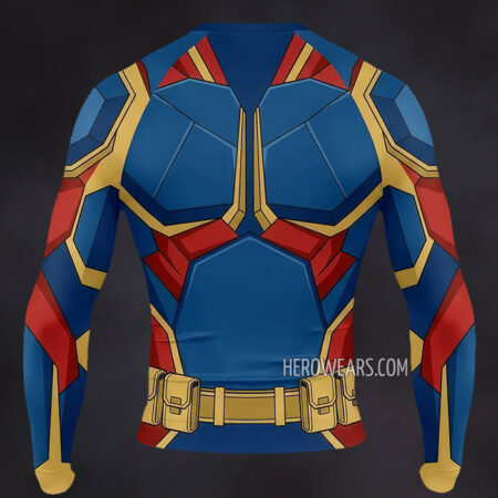 Superman Compression Shirt Rash Guard