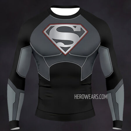 Superman Compression Shirt Rash Guard
