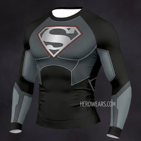 Superman Compression Shirt Rash Guard