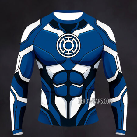 Blue Lantern Rash Guard Compression Shirt
