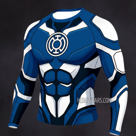 Blue Lantern Rash Guard Compression Shirt