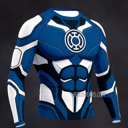 Blue Lantern Rash Guard Compression Shirt