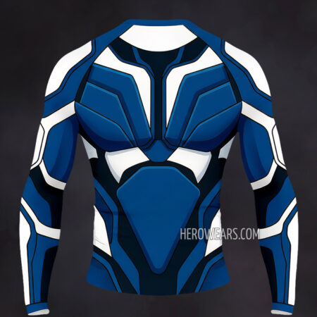 Blue Lantern Rash Guard Compression Shirt