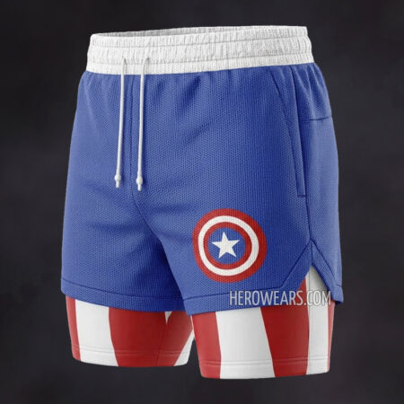 Captain America Shield Shorts