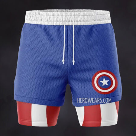 Captain America Shield Shorts