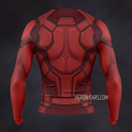 Daredevil Long Sleeve Compression Shirt Rash Guard