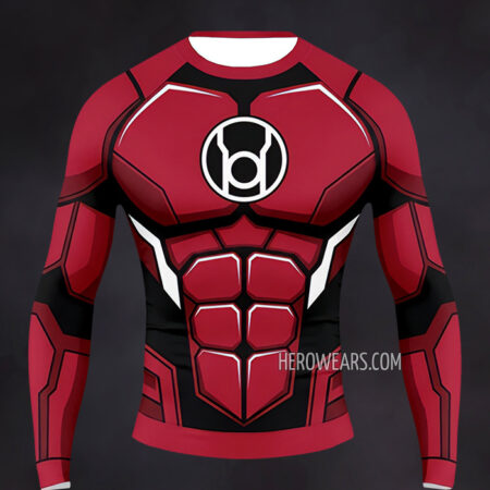 Red Lantern Rash Guard Compression Shirt