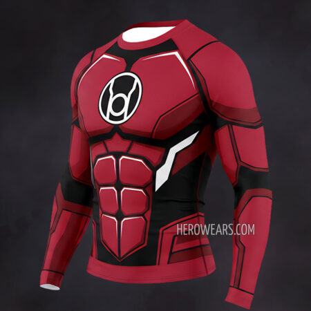 Red Lantern Rash Guard Compression Shirt