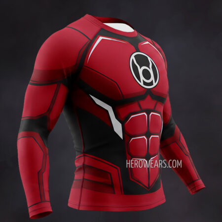 Red Lantern Rash Guard Compression Shirt